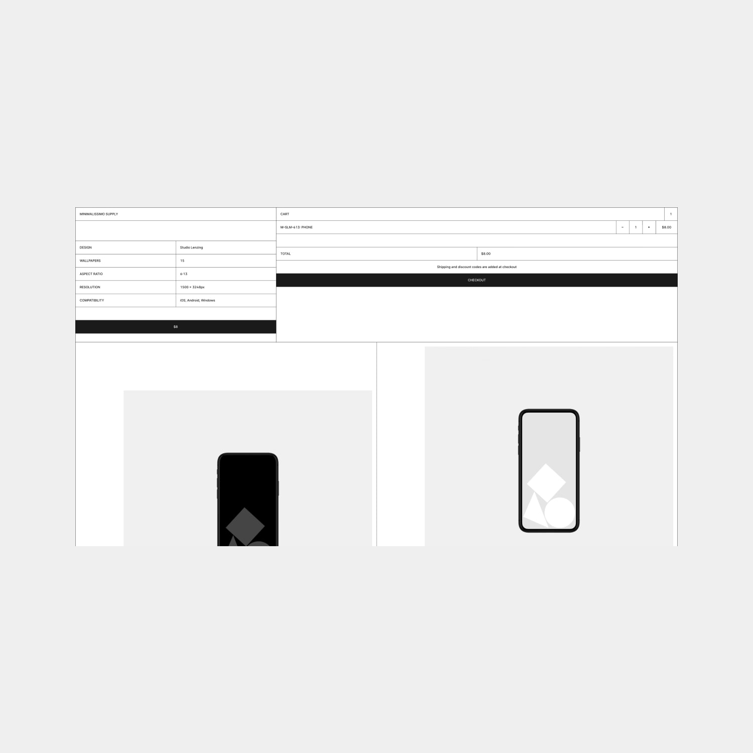 Minimalissimo shop site