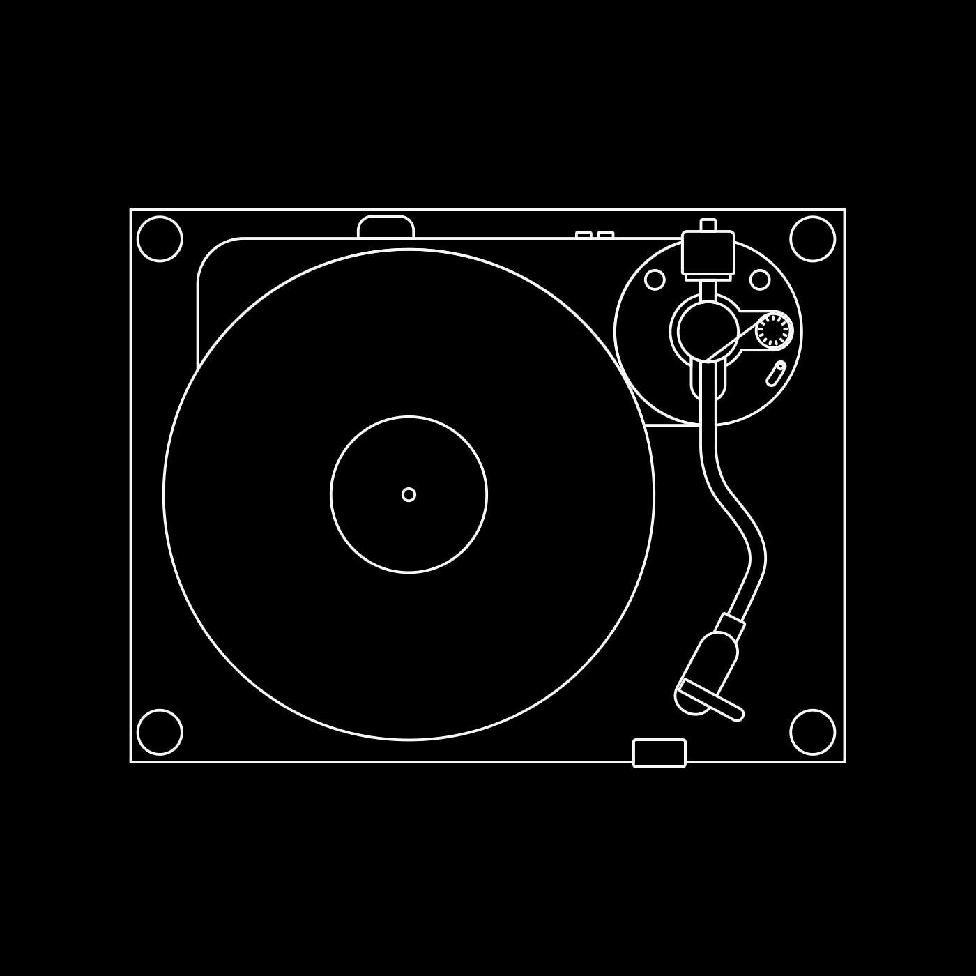 Transparent turntable