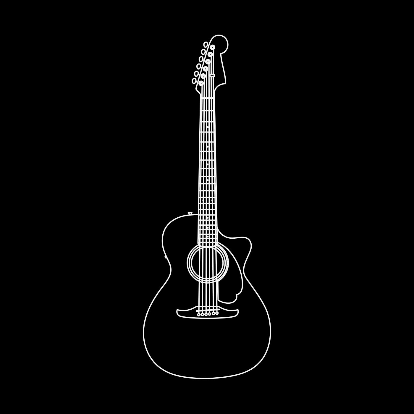 Fender acoustic guitar
