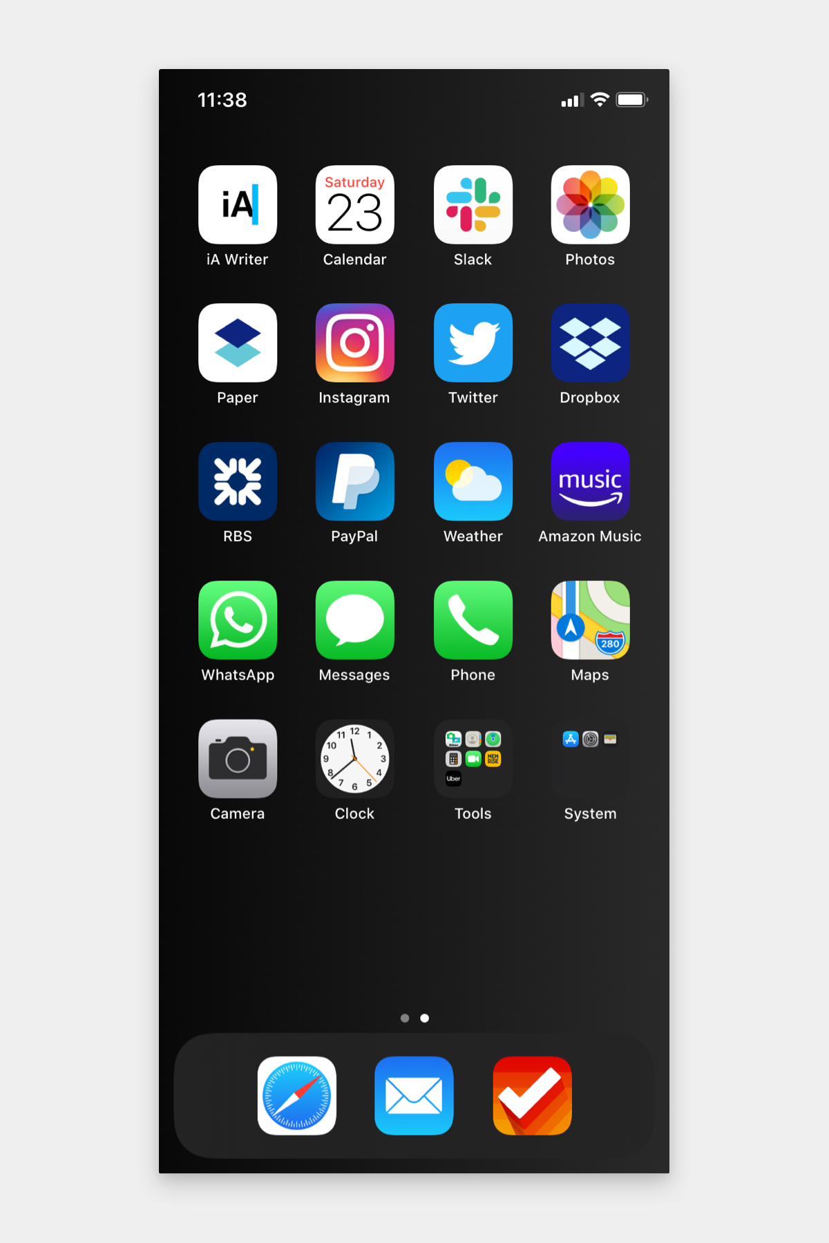 Phone Setup on iPhone 11