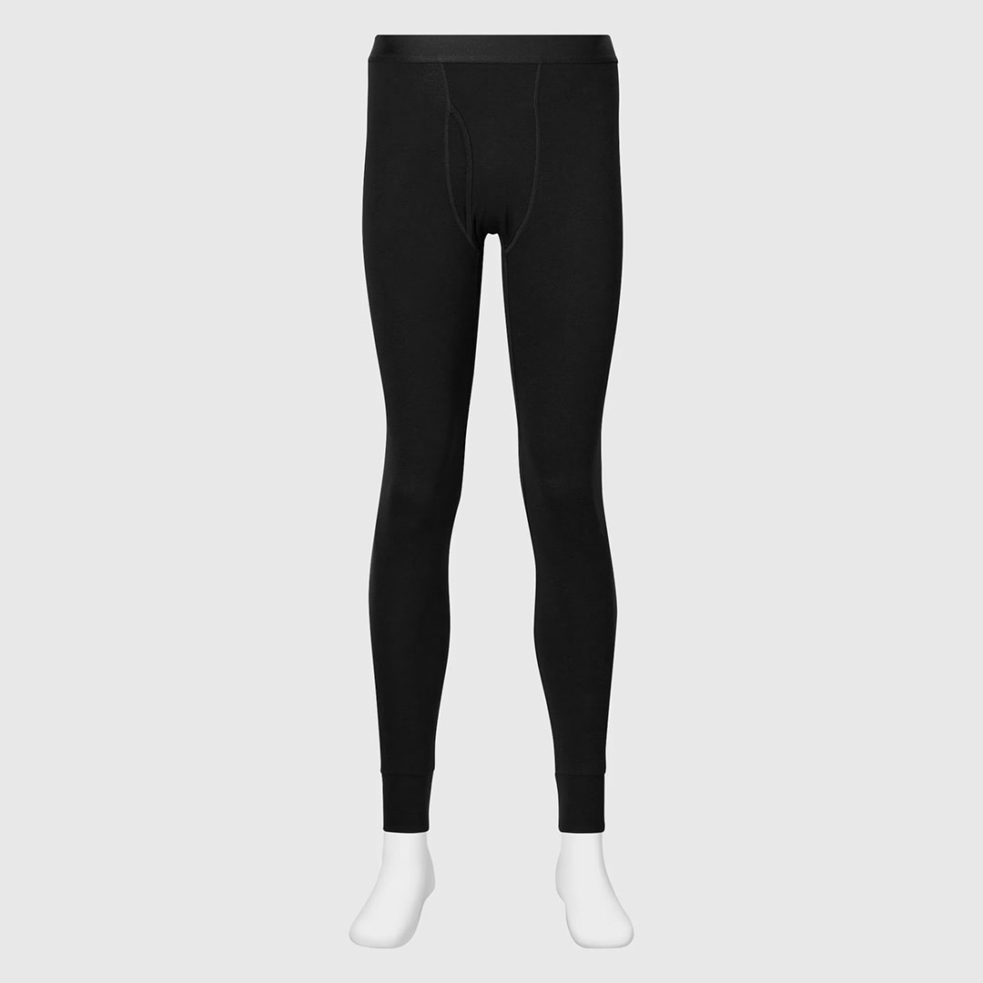 Uniqlo black thermal tights